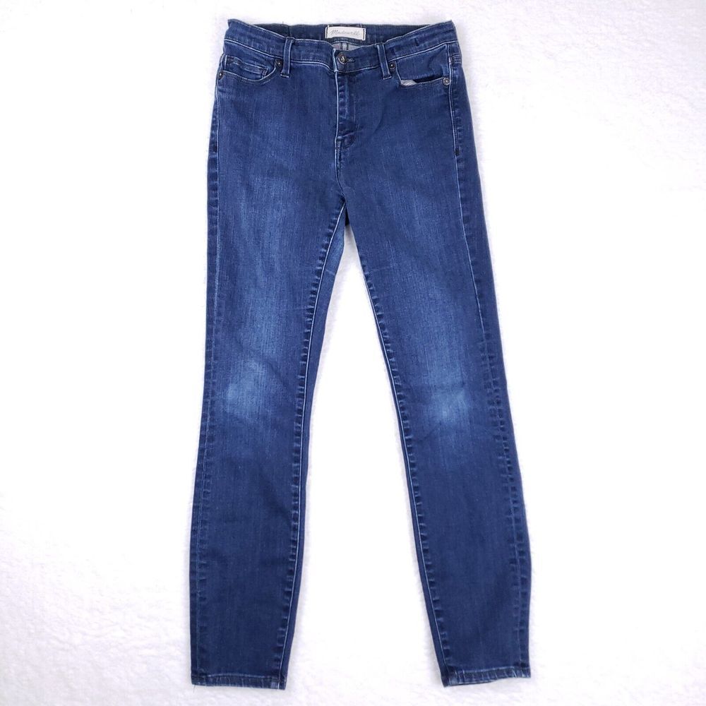 Madewell‎ Skinny Jeans Womens 26 Blue Slim Fit Streetwear Chic Everyday Casual